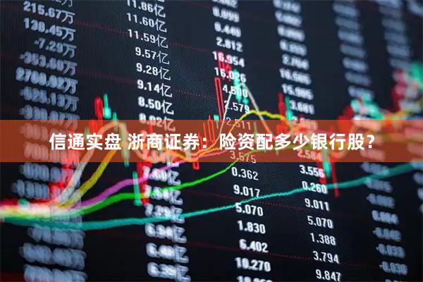 信通实盘 浙商证券：险资配多少银行股？