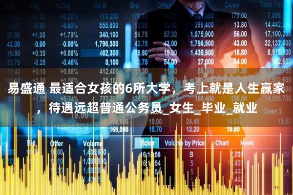 易盛通 最适合女孩的6所大学，考上就是人生赢家，待遇远超普通公务员_女生_毕业_就业