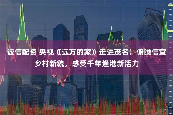 诚信配资 央视《远方的家》走进茂名！俯瞰信宜乡村新貌，感受千年渔港新活力