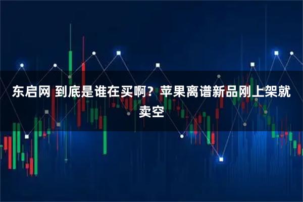 东启网 到底是谁在买啊？苹果离谱新品刚上架就卖空